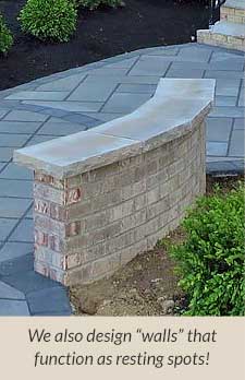custom stone seating