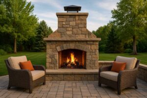 patio fireplace