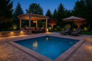 pool patio features
